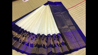 11 Pure Handloom Korvai Silk Cotton Sarees with Price ₹5900  Million Designs [upl. by Nils]