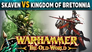 Skaven vs Kingdom of Bretonnia Warhammer The old World Battle Report [upl. by Ketchum736]