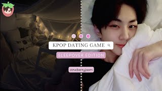 KPOP DATING DOOR GAME  sleepover edition  ENHYPEN [upl. by Retnuh904]