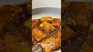 Easiest panfried tofu recipe youll ever make cookingasmr tofu plantbased dinnerrecipe [upl. by Nylesaj337]