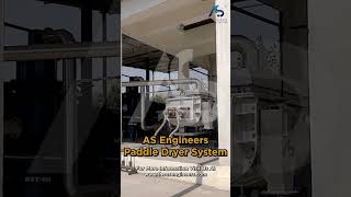 ETP Sludge Drying System  Paddle Dryer System [upl. by Hepzi]