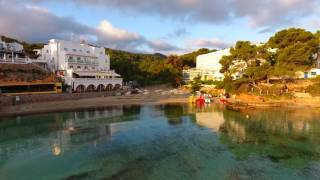 Portinatx Ibiza from the air 4K [upl. by Suedaht]