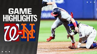 Nationals vs Mets Game Highlights 91724  MLB Highlights [upl. by Lynnette675]