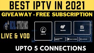 Top new IPTV Service in 2021  Real Streams TV Review  No IP Lock [upl. by Sitof]