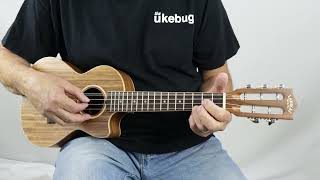 Lanikai ACST5CET 5String Acacia Solid Top AE Tenor Ukulele 1  The Ukebug [upl. by Kingsbury]