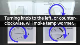 Temperature Controls  Top Mount Refrigerators [upl. by Glorianna177]