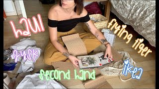 vlog  HAUL decorațiuni garsonieră IKEA secondhand Flying Tiger etc [upl. by Enoed198]