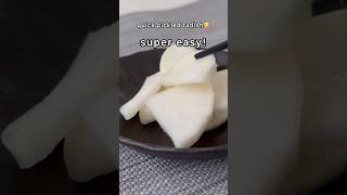 how to make pickled radish🫙 SUPER EASY [upl. by Millisent379]