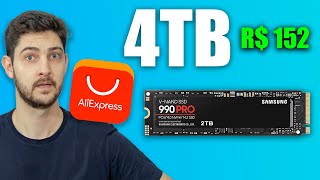 GOLPE DE SSD FALSO NO ALIEXPRESS MAIS LENTO QUE HD SE LIGA [upl. by Yroggerg685]