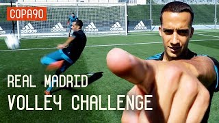 Real Madrid UCL Volley Challenge ft Lucas Vazquez  European Nights [upl. by Ayerim]