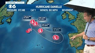 ‘Pretty bizarre track’ for Hurricane Danielle meteorologist says [upl. by Sylvester]