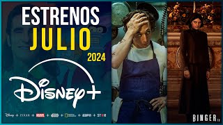 Estrenos DISNEY PLUS JULIO 2024  Series y Películas [upl. by Aziul69]