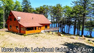 Nova Scotia Waterfront Property For Sale  C629k Nova Scotia Real Estate For Sale  Lake Cabins 9 [upl. by Ailemac315]