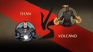 Shadow Fight 2  Titan VS Volcano [upl. by Carena417]