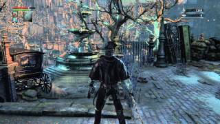 Bloodborne  Central Yharnam Laughing House Carrion Crows Bloodstone Shard Location Near Gate [upl. by Albur]