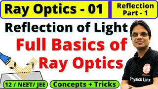 Ray Optics 01  Introduction amp Reflection of Light  Class 12 Physics Chapter 9  Class 12NEET JEE [upl. by Vaios764]