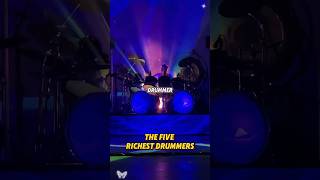 The five richest drummers youtubeshorts shorts drummer richest [upl. by Ativla]