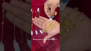 Daily wear handchain for girls gold ariajewellers thanjavur Tbestgolshop [upl. by Inej]