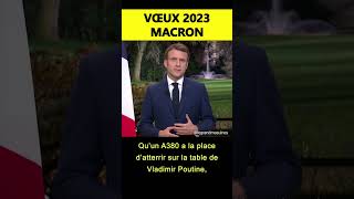 Les vœux 2023 dEmmanuel Macron ✨ extrait 5 [upl. by Wyndham]