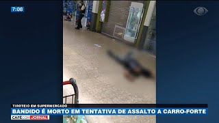 Bandido é morto em tentativa de assalto em São Paulo [upl. by Brandi]