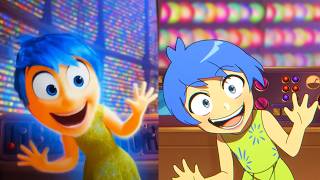 Inside Out 2 Original vs Anime Inside Out Animation [upl. by Pomcroy]