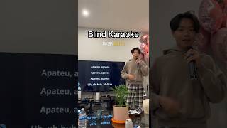 He thought it was Taylor Swift’s Shake It Off during blind karaoke 😂 shorts taylorswift karaoke [upl. by Richman]