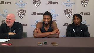 MBB  St Bonaventure vs CSUN Postgame Press Conference 11424 [upl. by Annadal]