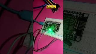 How to use pir sensor with esp8266  esp8266 projects  Arduino project sensorproject esp32 diy [upl. by Akeemat]