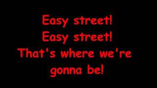 Annie Jr  Easy Street with Lyrics [upl. by Nanyk787]