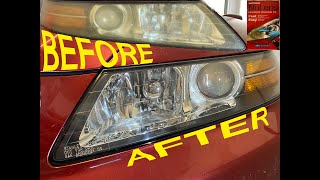 Acura TL Headlight Restoration [upl. by Kaufman]