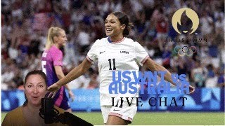 USWNT vs Australia Halftime Chat [upl. by Nirtak765]