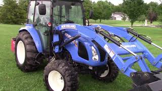 Review of 2022 New Holland Boomer 45 Compact Tractor [upl. by Frans]