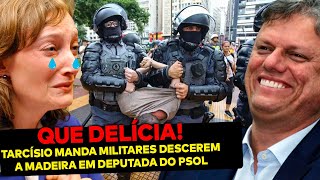 AGORA Militares descem a madeira em deputada do PSOL Tarcísio não perdoou e botou pra torar [upl. by Aicilla]