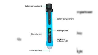 Electric Pen HighPrecision Induced Electric Tester Pen Electroprobe Screwdriver Probe [upl. by Adnolay]