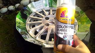 7 Trik Menggunakan Cat Carlas Rubber Paint [upl. by Acilejna]