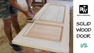 Making a Solid Wood Door  DIY Door 12 [upl. by Rodnas]