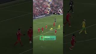 Allison  salah  goal assist salah liverpoolfc [upl. by Aiekan38]