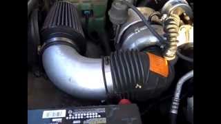 KN air filter installation For a 65 Diesel [upl. by Llerdnek]