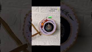 Hoop embroidery designs 🫶shorts diy birthdaygiftforfriend [upl. by Ahtnama]