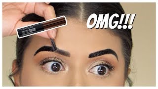 OMG NEW Maybelline Tattoo Studio Brow TINT  Review [upl. by Lynea]