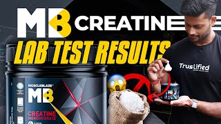 MUSCLEBLAZE CREATINE MONOHYDRATE LAB TEST REVIEW BY TRUSTIFIED  review health gym [upl. by Adlai]