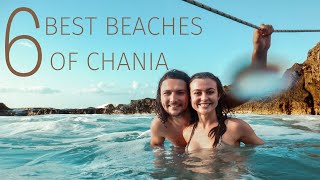 CHANIA’S MOST BEAUTIFUL BEACHES  6 MUST SEE BEACHES OF CRETE GREECE [upl. by Krantz]