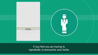 How to repressurise your ecoTEC exclusive boiler  Vaillant [upl. by Demakis]