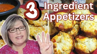 3 Ingredient Holiday Appetizers  Quick and Easy STRESS FREE Appetizers and Savory Snacks [upl. by Bocaj]