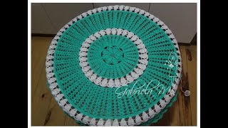 Mantel tejido en crochet paso a paso mesas grandes o chicas [upl. by Annad608]