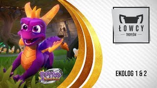 Spyro 2 Wrota do Glimmer  Ekolog 1 amp 2 Trofeum  Conservationist 1 amp 2 Trophy amp Achievement [upl. by Sayce]