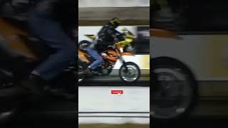 quotKTM vs BMW The Ultimate Drag Showdown SupermotoVsS1000RR EpicDragBattlequot [upl. by Joseito]