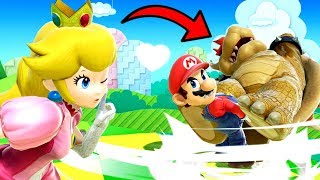 Marios Saves Peach From Bowser  Super Smash Bros Ultimate Movie [upl. by Eirrej]