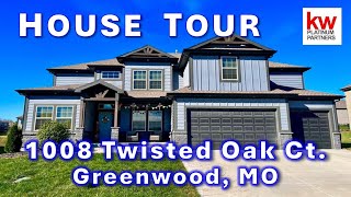 615000 Luxury Home Tour 1008 Twisted Oak Ct Greenwood MO  6 Bedrooms amp only 3 years old [upl. by Zeena697]