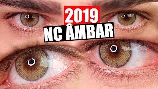 REVIEW ÂMBAR 2019 NATURAL COLORS SOLOTICA 2019  COLOR LENSES [upl. by Welcy]